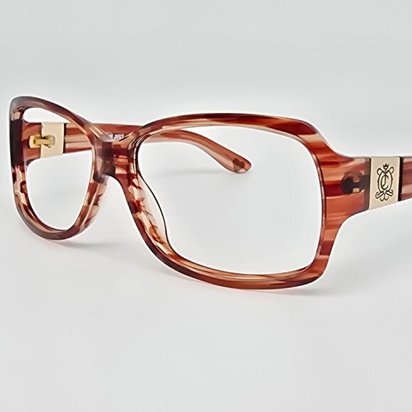 Juicy Couture Glitterati/S EE8 Smokey Brown Sparkle Gold Sunglasses Frame 58mm main image 11